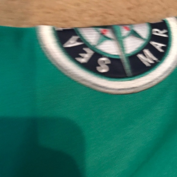 Ken Griffey Jr Seattle Mariners Jersey NWT Mens XL 1995 Home Green! - Picture 7 of 12
